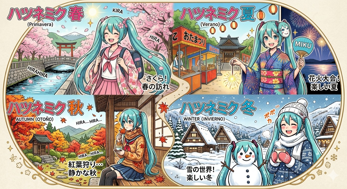 Estaciones Hatsune Miku
