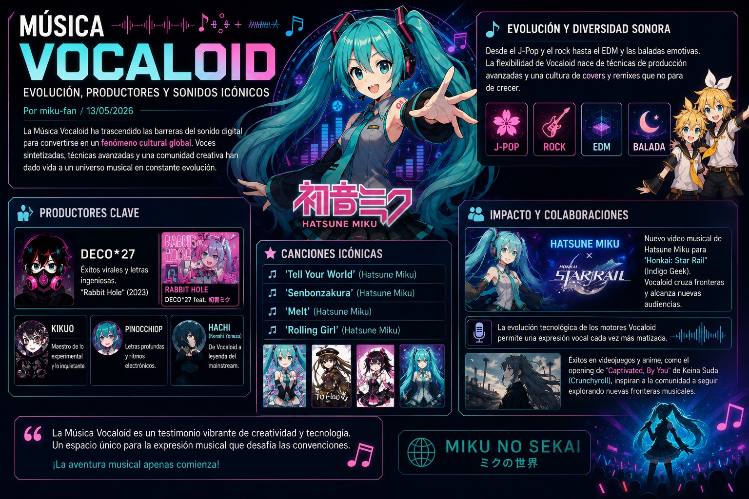 Ilustración de Vocaloid