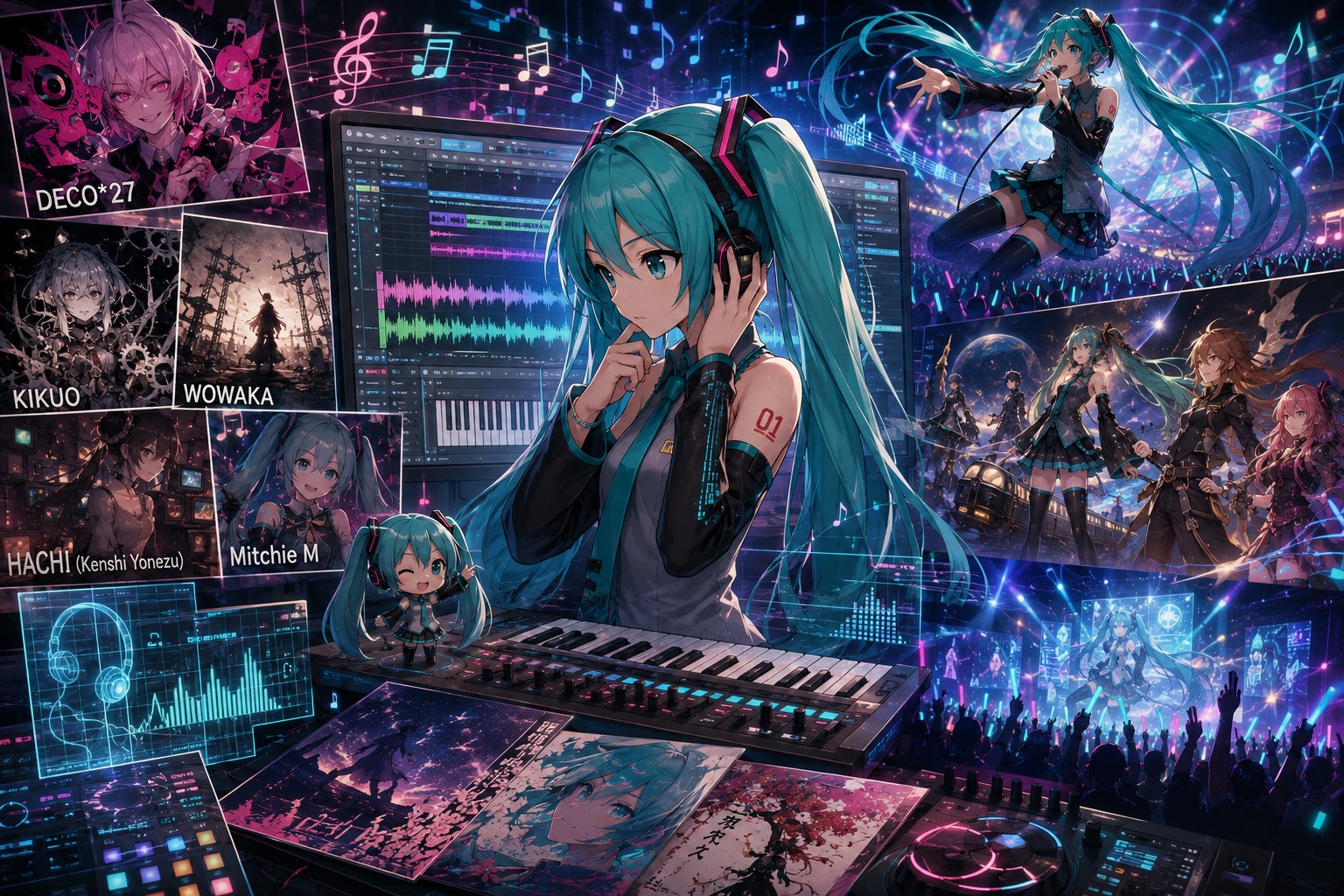 Ilustración de Vocaloid