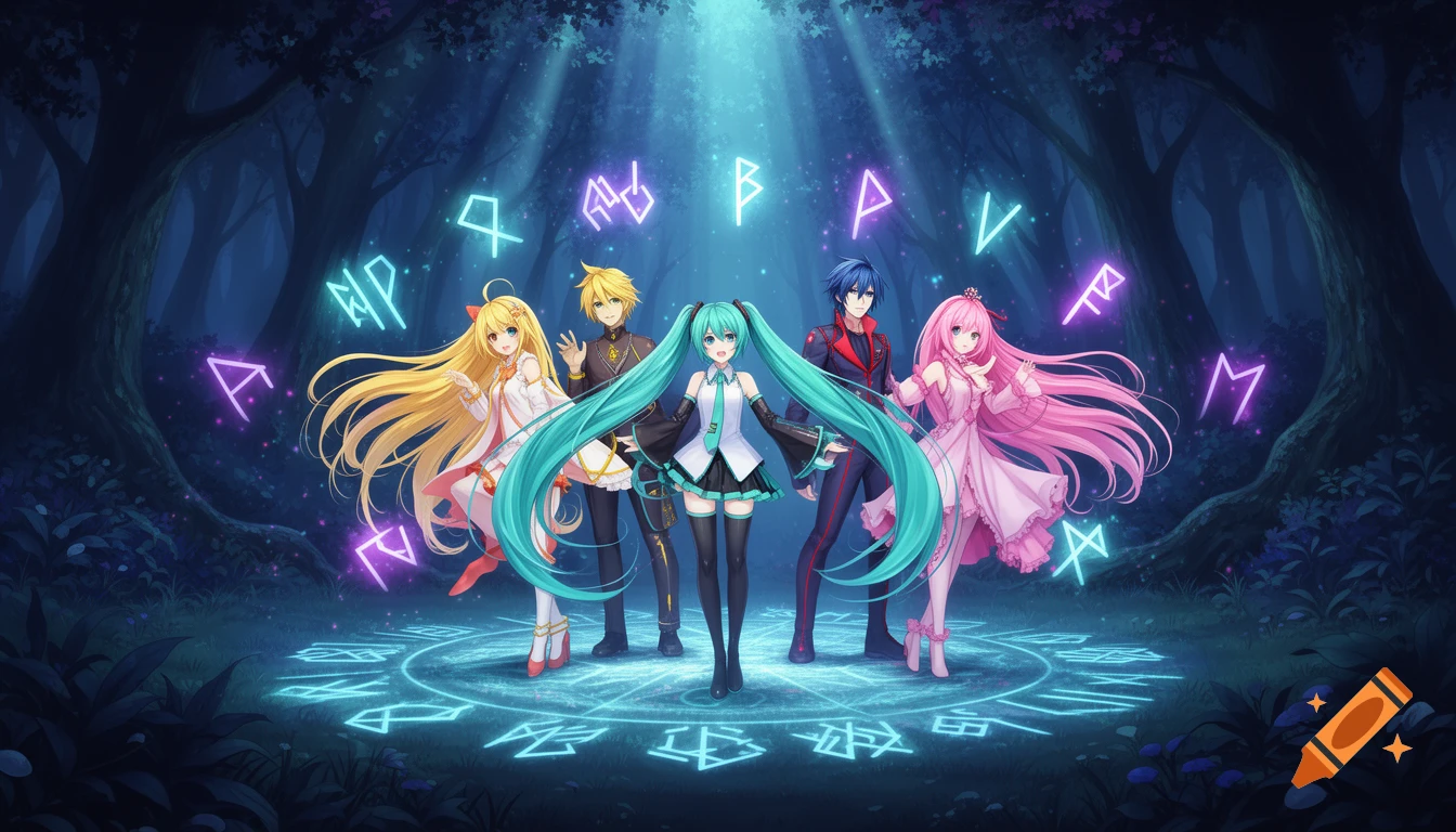 Ilustración Vocaloid