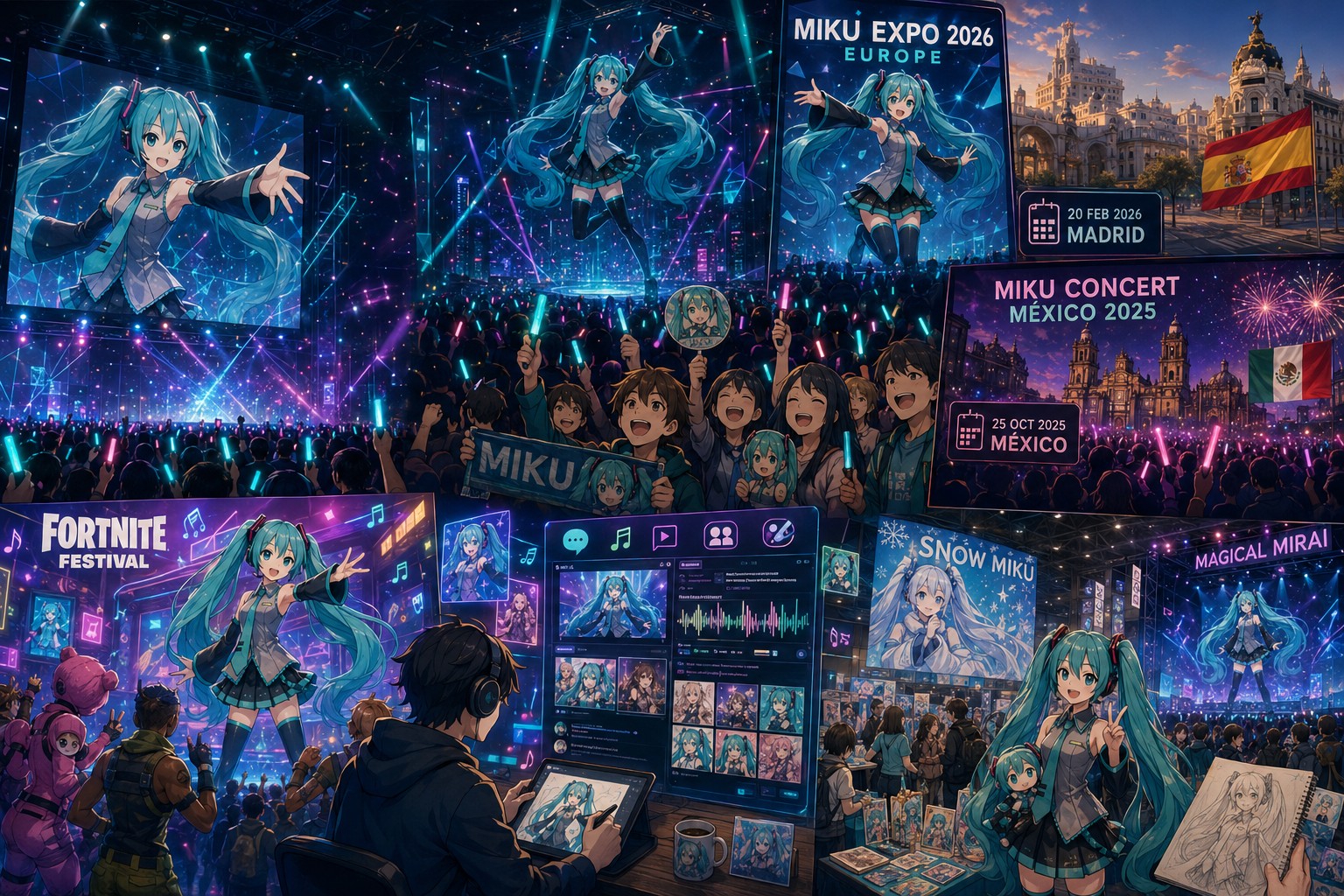 Ilustración de Vocaloid