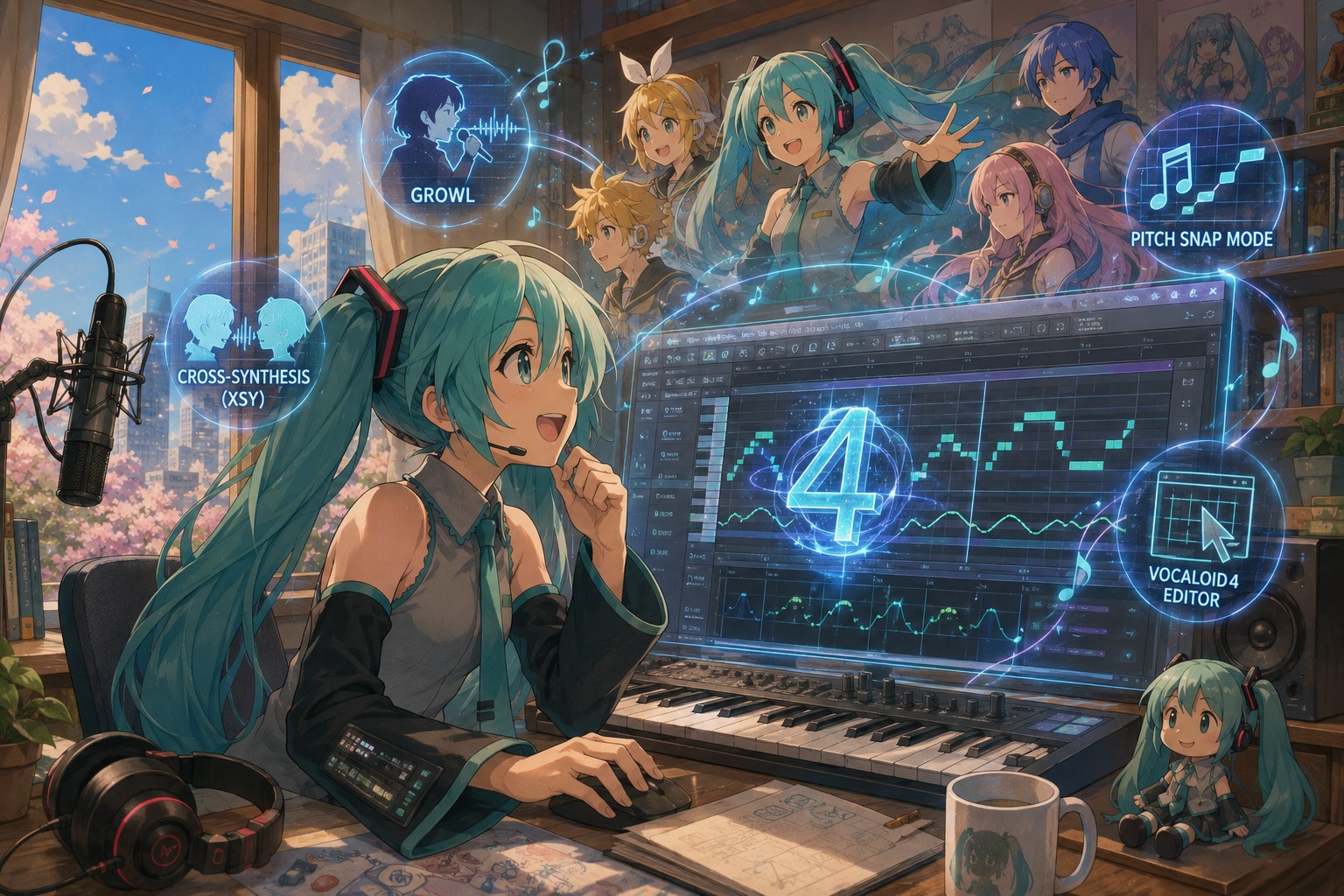 Ilustración de Vocaloid
