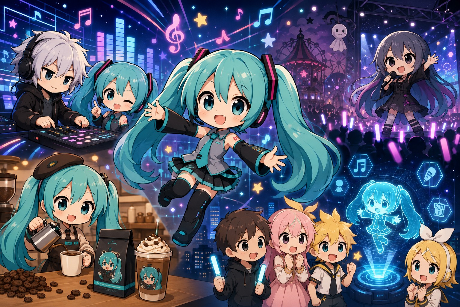 Ilustración de Vocaloid
